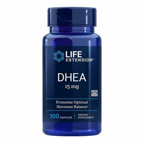 DHEA - 15 mg -  Life Extension - 100 cápsulas