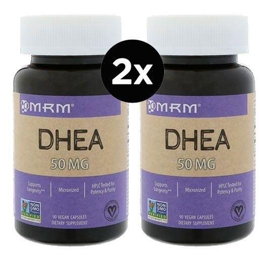 2 x DHEA 50 mg - MRM - Total 180 cápsulas