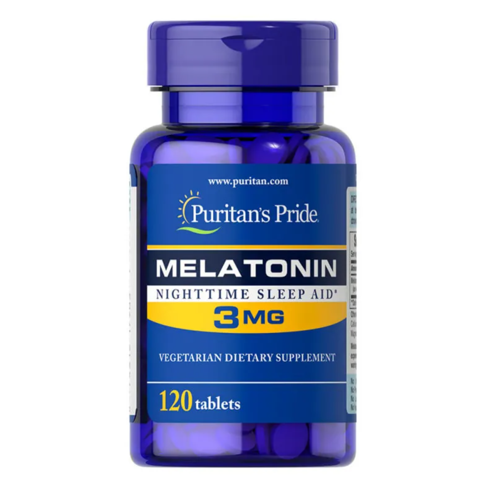 2 x Melatonina 3 mg - Puritan´s Pride - Total 240 tabletes