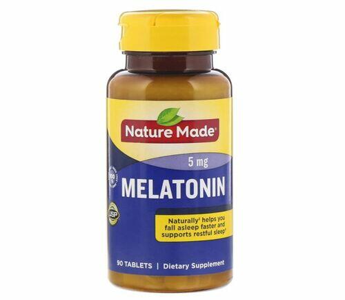 Melatonina 5 mg - Nature Made - 90 Tablets - Val: 06/24