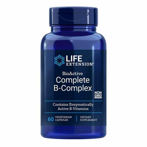 2x Complexo B Bioativo Completo - Life Extension - Total 120 Cpsulas