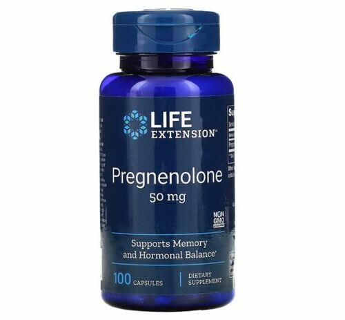 2x Pregnenolona 50 mg - Life Extension - Total 200 Cpsulas