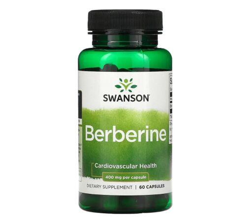 2 x Berberina 400 mg (Auxílio Glicêmico) - Swanson - Total  120 Cápsulas