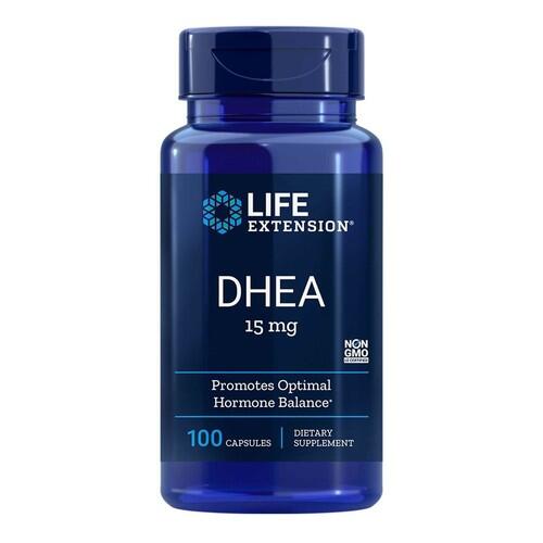 2x DHEA 15 mg -  Life Extension - Total 200 cpsulas