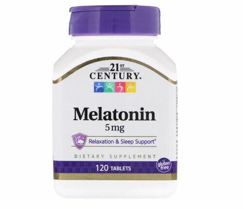 2 x Melatonina 5 mg - 21st century  - Total 240 comprimidos