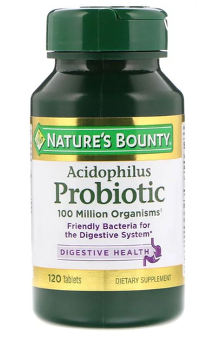 Probitico Acidophilus  - Natures Bounty - 120 Tablets