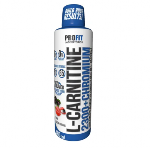 L Carnitine Carnitina C/ Cromo 2300 480ml Queimador Gordura