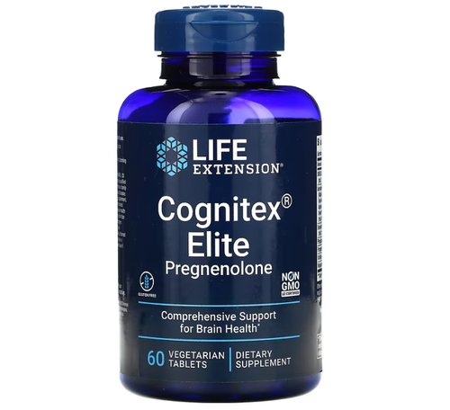 Cognitex Elite com Pregnenolona - Life Extension - 60 Comprimidos