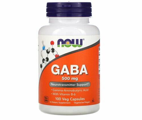 Gaba 500 mg - Now Foods - 100 cpsulas