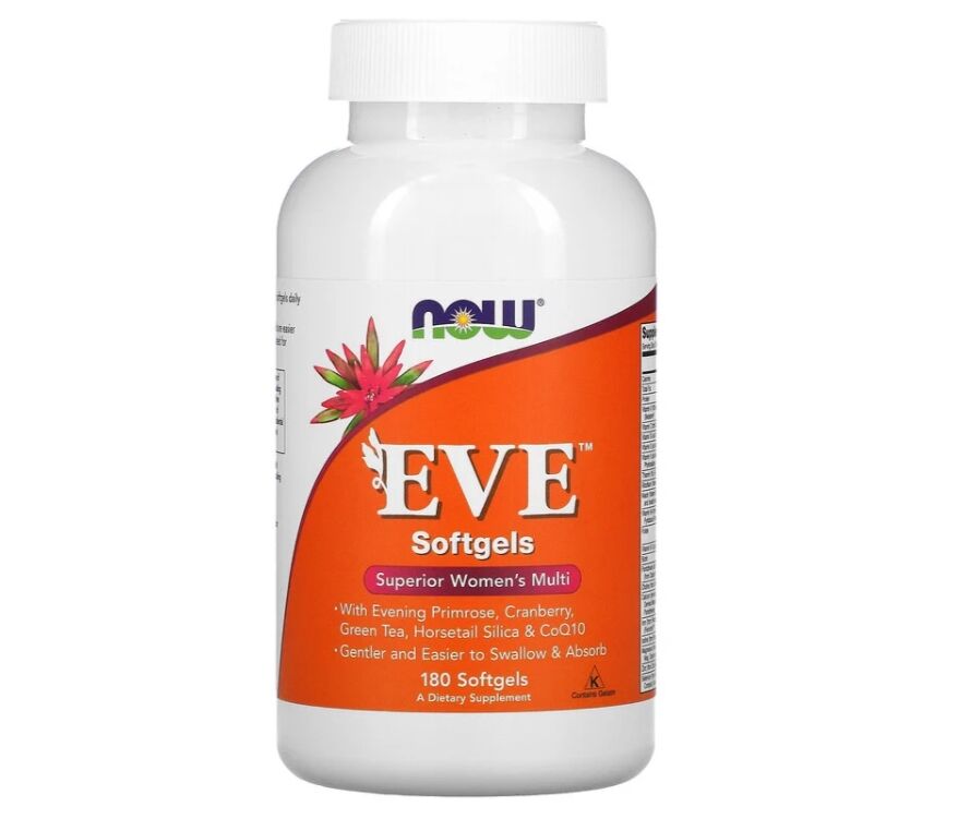 Multivitamínico EVE Para Mulheres- Now Foods - 180 Softgels