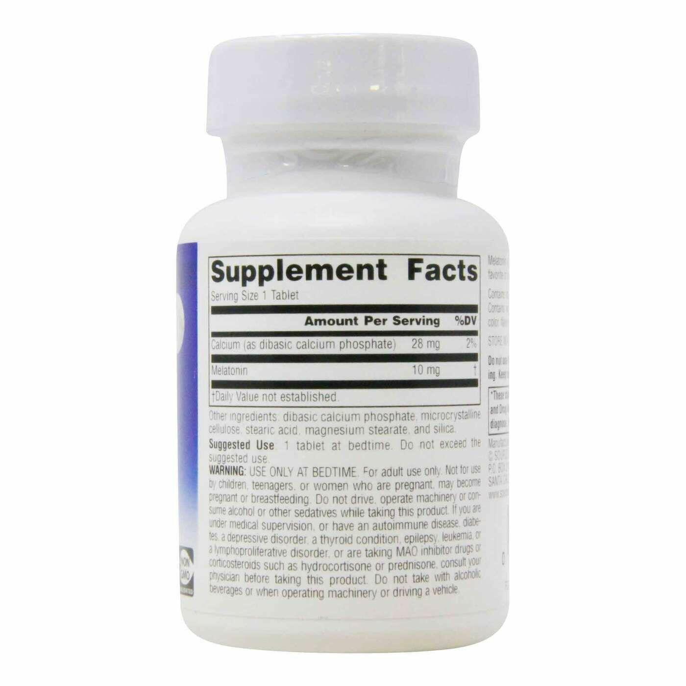 Melatonina 10 mg - Source Natural´s - 120 Tablets