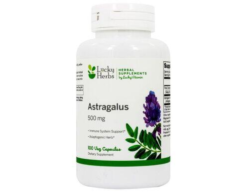 2 x Astragalus 500 mg - Luck Herbs - Total 200 cápsulas