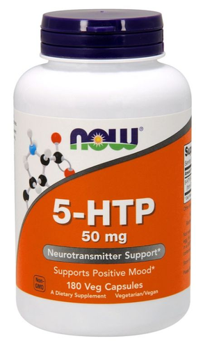 5-HTP 50 mg - Now Foods - 180 cpsulas