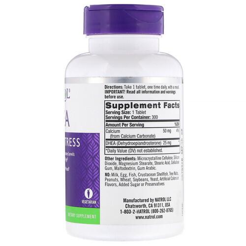 DHEA 25 mg  - NATROL - 300 comprimidos