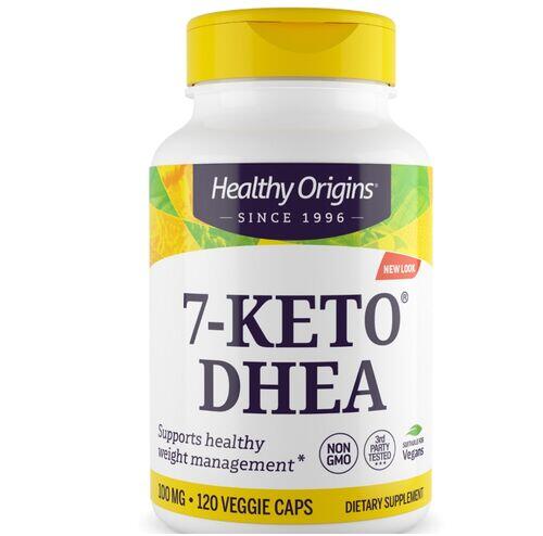 2 x 7-Keto DHEA 100 mg - Healthy Origins - Total 120 cápsulas