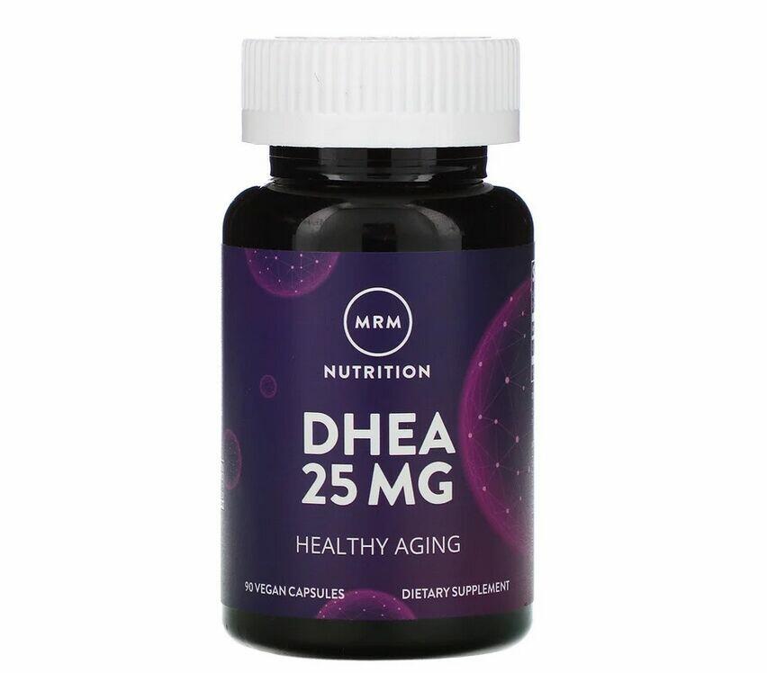DHEA 25 mg  - MRM - Total 90 cápsulas - Frete Grátis
