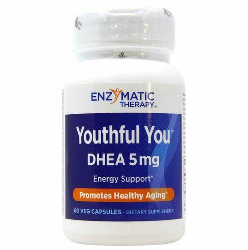 Dhea 5 mg - Enzimatic Therapy - 60 Cpsulas