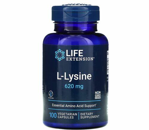 L-Lysine 620 mg  -  Life Extension - 100 Cpsulas