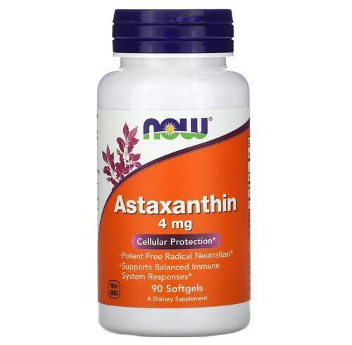Astaxanthin 4 mg - Now Foods - 90 Softgels