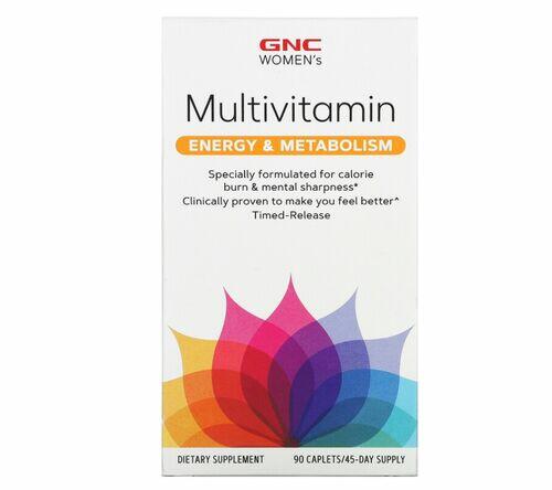 Multivitamínico Feminino (Energia e metabolismo) - GNC - 90 Cápsulas