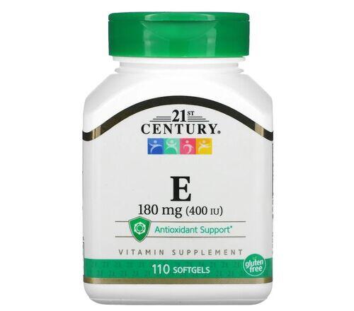 Vitamina E 400 UI - 21st Century - 110 Softgels