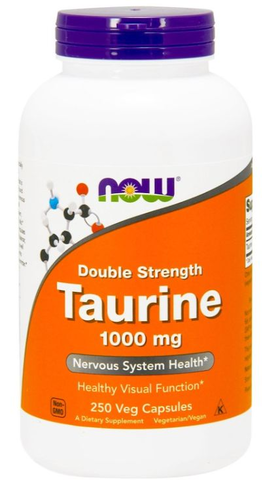 Taurina 1000 mg - Now Foods - 250 cpsulas
