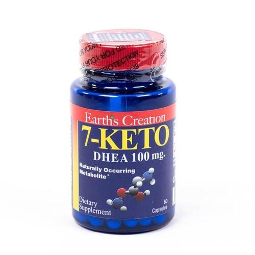 2x 7-Keto DHEA 100 mg - Earths Creation - Total 120 cpsulas