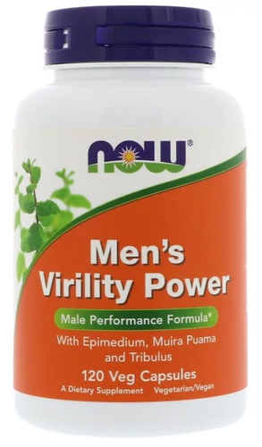 Mens Virility Power - Now Foods - 120 cpsulas