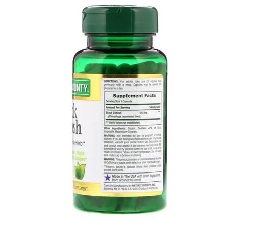 Erva-de-So-Cristvo 540 mg - Natures Bounty - 100 Cpsulas