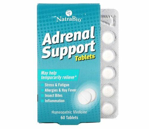 Adrenal Support - NatraBio - 60 Comprimidos