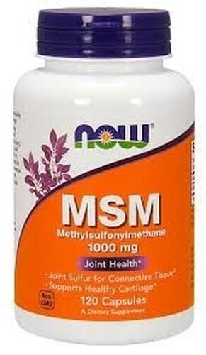 MSM 1000 mg - Now Foods - 120 Cpsulas