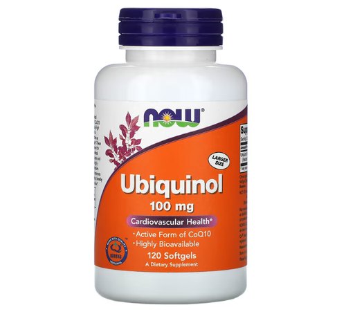 Ubiquinol 100 mg - CoQ-10 - Now Foods - 120 Softgels