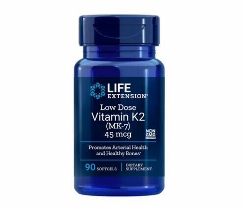 Vitamina k-2  (MK7) 45 mcg - Life Extension - 90 Softgels