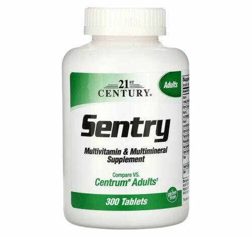 Multivitamínico Sentry Adultos - 21st Century - 300 Tabletes
