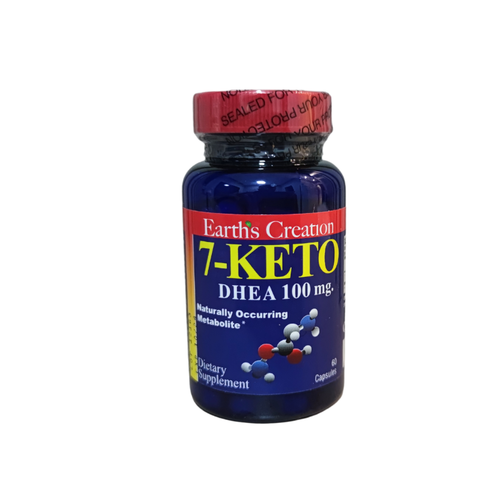 7-Keto DHEA 100 mg - Earths Creation - 60 cpsulas