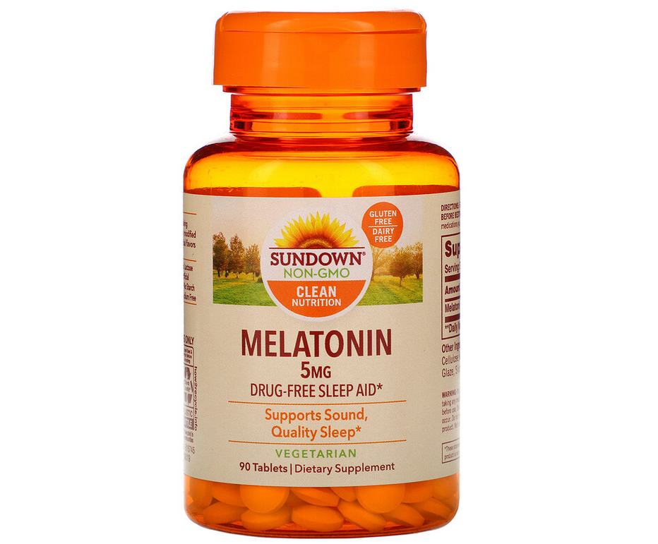 Melatonina 5 mg - Sundown Naturals - 90 Tablets