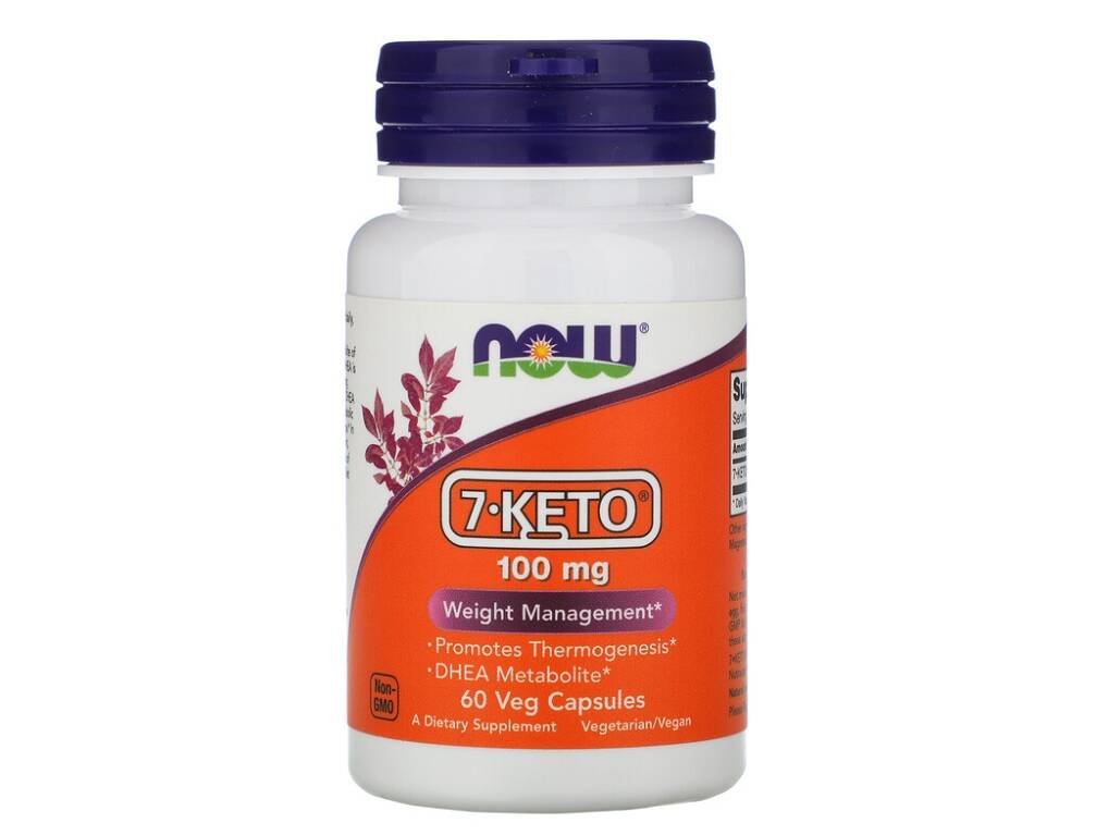 2 x 7-Keto DHEA 100 mg - Now Foods - Total 120 cápsulas