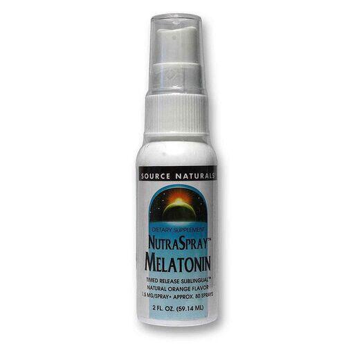 Melatonina lquida Spray Sabor Laranja  - Source Naturals - 60 ml