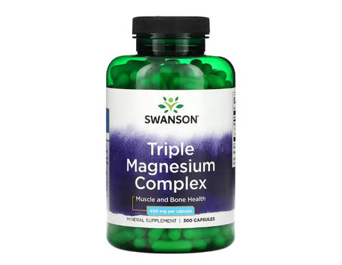 Complexo de Triplo Magnsio 400 mg - Swanson - 300 Cpsulas