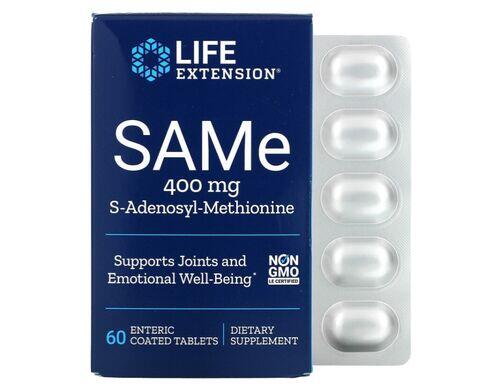 Same Adenosyl Methionine (SAME) 400 mg - Life Extension - 60 Tablets