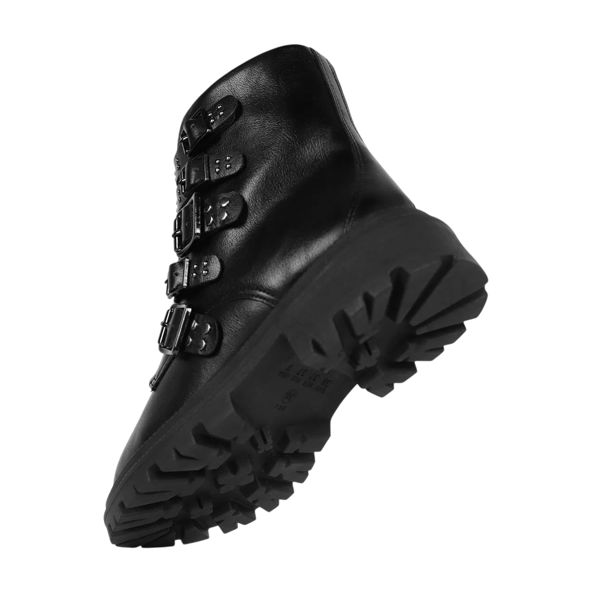 Comprar Bota Coturno Feminina Ramarim Tratorada Preta Cano Curto