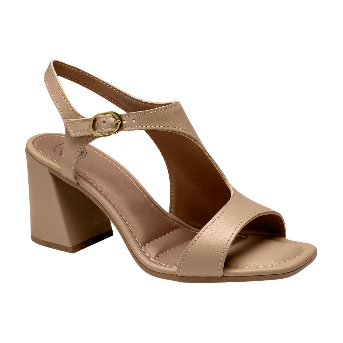Comprar Sandália Elegante Salto Médio Grosso Feminina Dakota