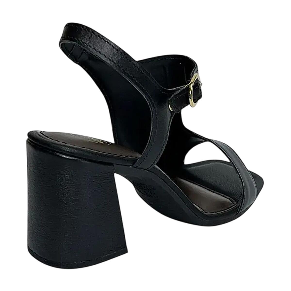 Comprar Sandália Elegante Salto Médio Grosso Feminina Dakota