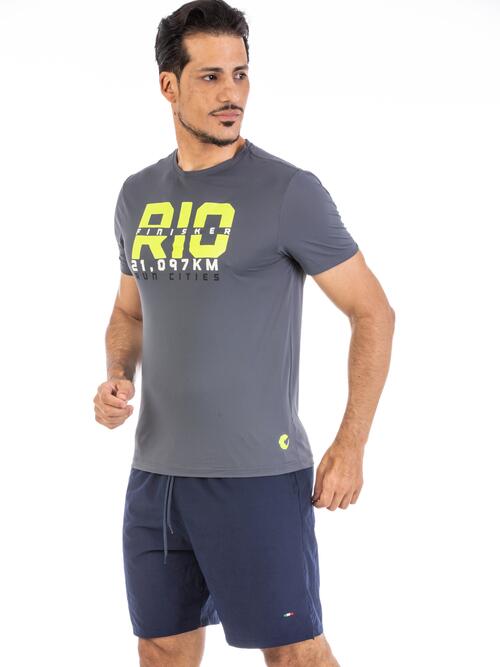 Camiseta Finisher Rio City Cinza
