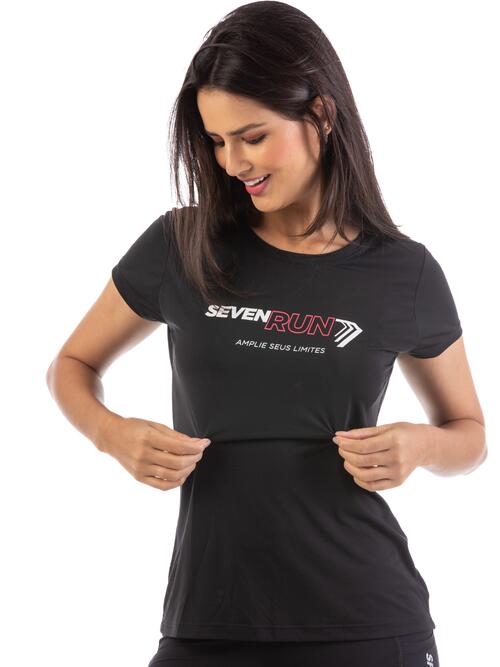 Camiseta Seven Run Preta
