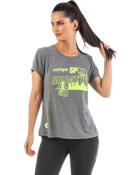 Camiseta SP City Half Marathon Cinza