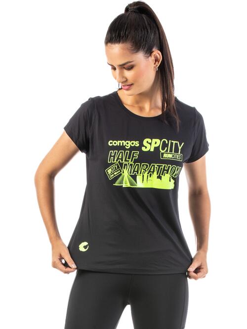 Camiseta SP City Marathon Preta