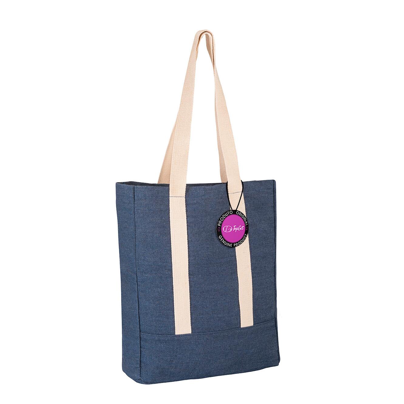 Comprar Sacola Ecobag em Jeans Denim 34x39cm Brunei TopGet - a