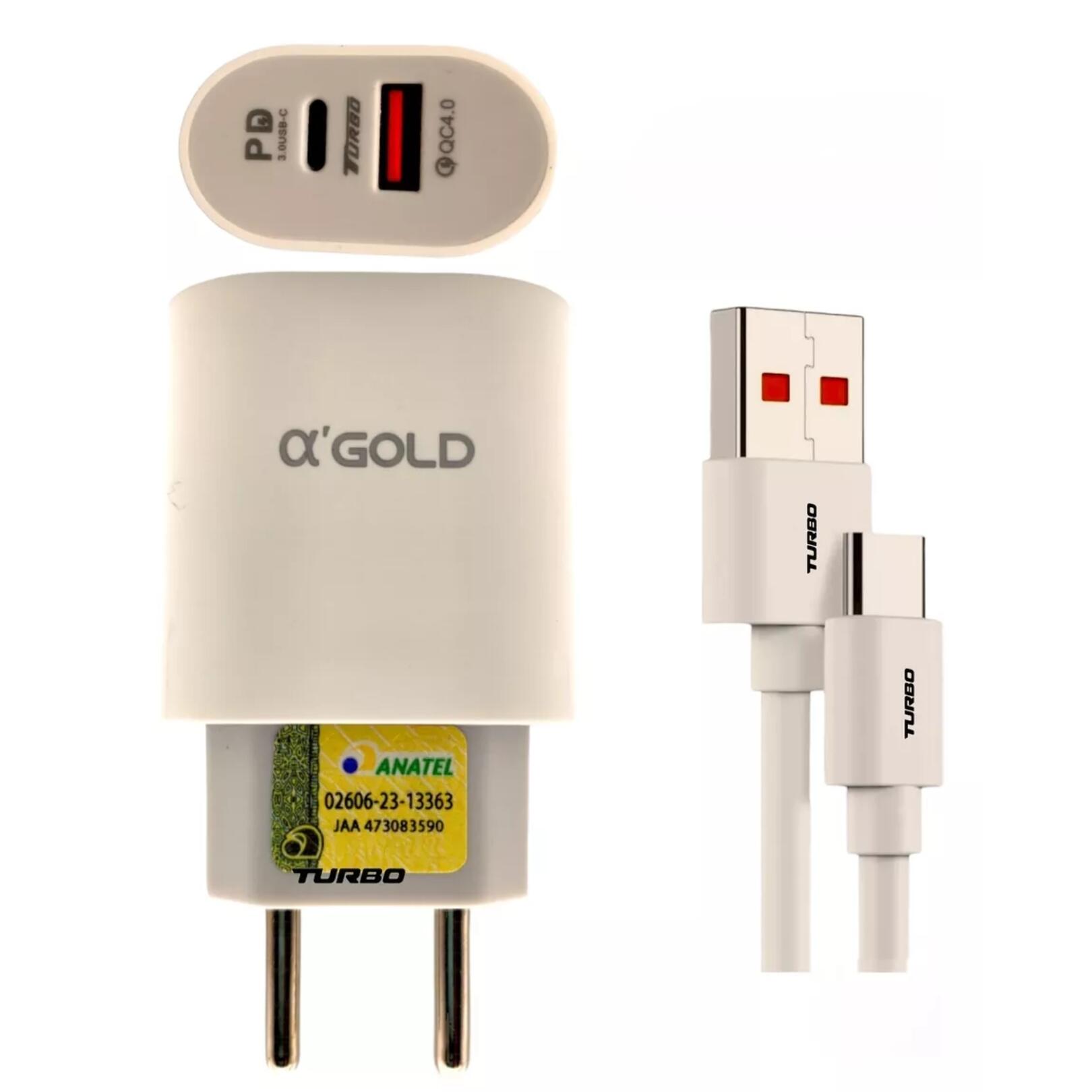 Comprar Carregador De Celular Turbo 40w Super Rápido Original Tipoc