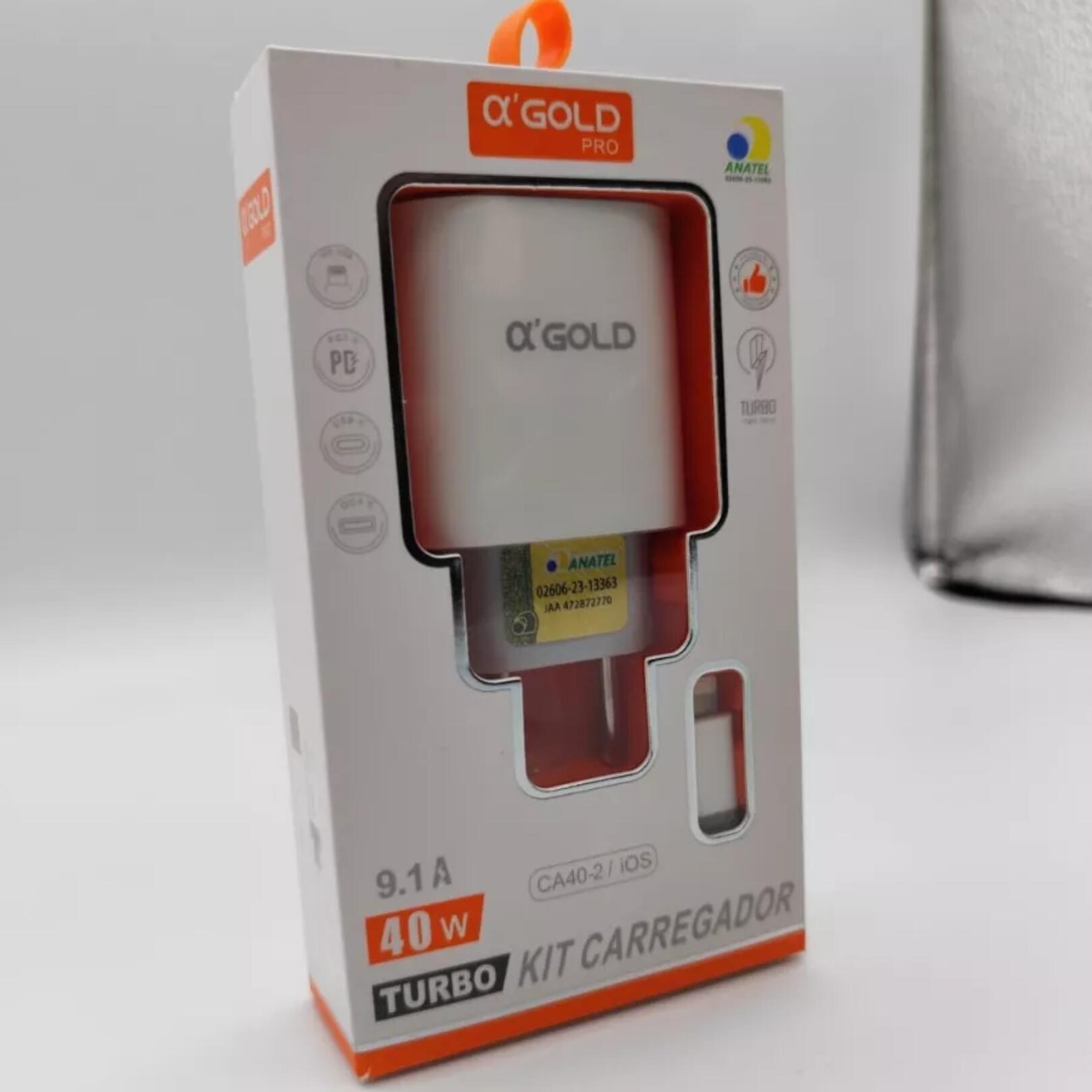 Comprar Carregador De Celular Turbo 40w Super Rápido Original Tipoc